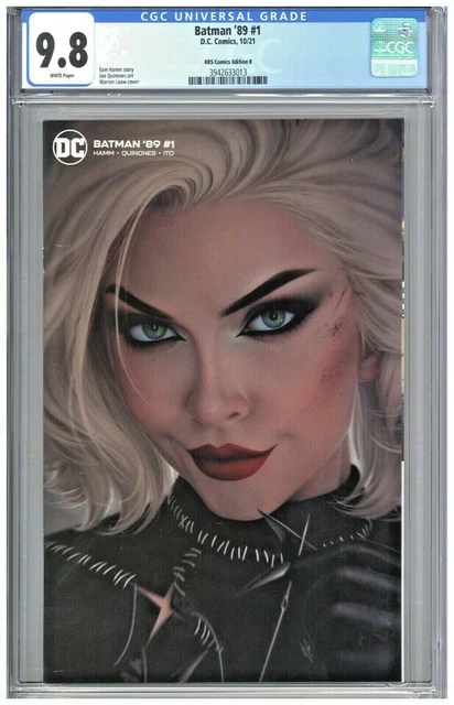 Batman '89 #1 CGC 9.8 KRS Comics Edition B Warren Louw Cover Variant Catwoman