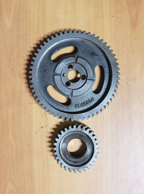 SBC Chevy 350 305 RH Reverse Timing Gear Set Mercruiser Crusadar