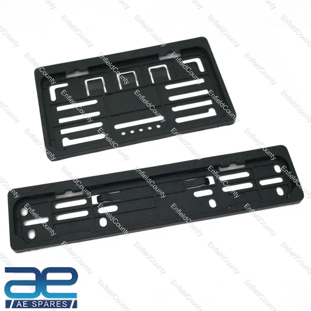 Cadre Support Plaque D'immatriculation VOLVO - Lot De 2 Patins - Compatible Plusieurs Modèles