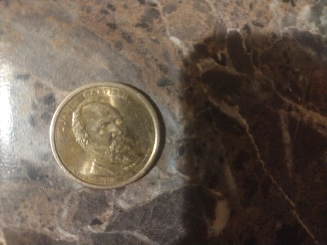 RARE ANTIQUE JAMES Garfield $1 Dollar Coin 1881 - 2011 P - 20th