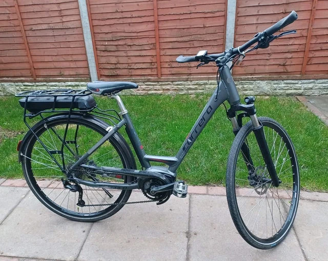 Carrera crosspath electric hybrid bike hotsell