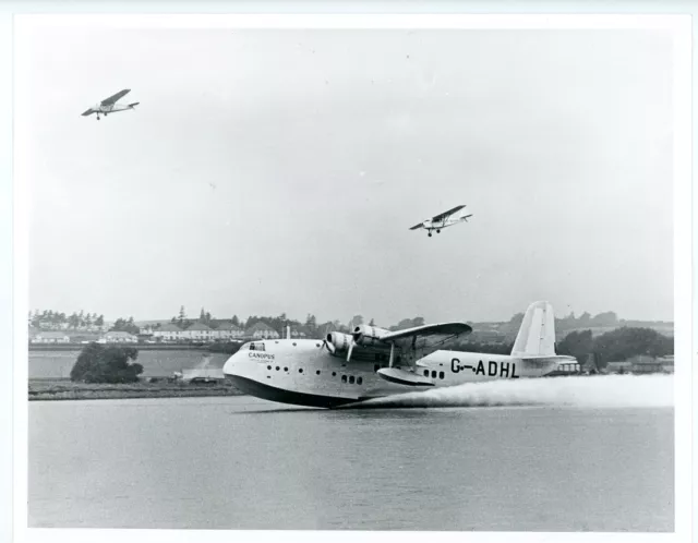 Photograph of Short Empire Flying Boat G-ADHL Canopus Imperial AW Rochester 1938