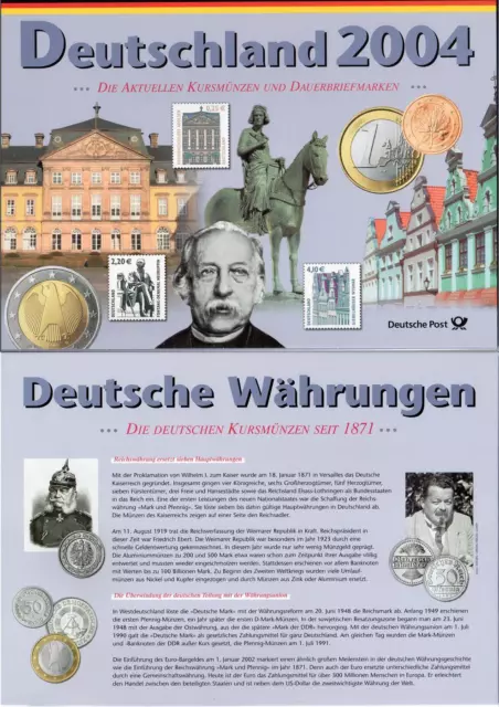 Deutschland 2004 A PP Kursmünzensatz / Frauen/Sehenswürdigkeiten
