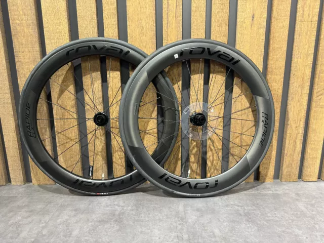 COPPIA RUOTE BICI DA CORSA IN CARBONIO SPECIALIZED ROVAL RAPIDE CLX II -Tubeless