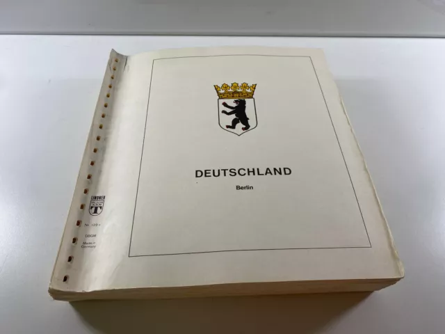 Sammlung Berlin 1948-1990 ** und gest. auf LindnerT (Vordruck komplett)