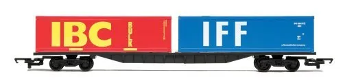 Hornby RailRoad BR, FFA Container Wagon, with two 30' containers - Era 7