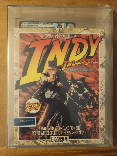 Indiana Jones And The Last Crusade Atari ST – Version Française Complète CIB