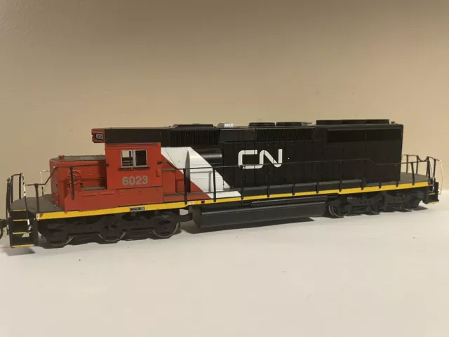 Bachmann Powered Sd40-2 Canadian Nation Cn Engine Locomotive Ho Scale Excellent