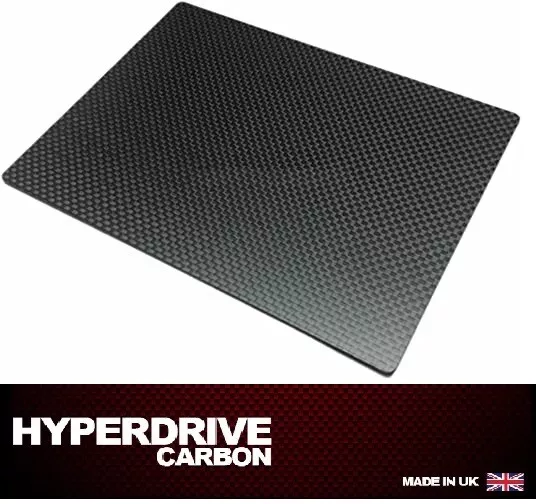 Carbon Fibre Sheet 3k Rigid Matte Plain  Different Sizes 1,2,3,4,5mm  UK.