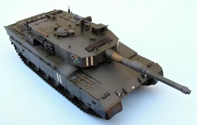 Type 90 Japan MTB Tank ,Ground Self Defense F,scale 1/35,Hand-made plastic model