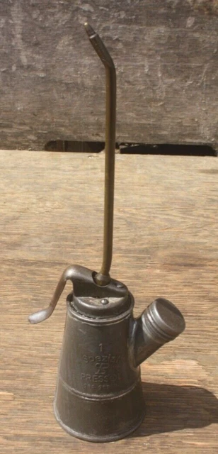 Rare Vintage Special Pressol No.1 Oil Can Lubrication Dispenser Garage Tool Rare Vintage Special Pressol No.1 Oil Can Lubrication Dispenser Garage Tool