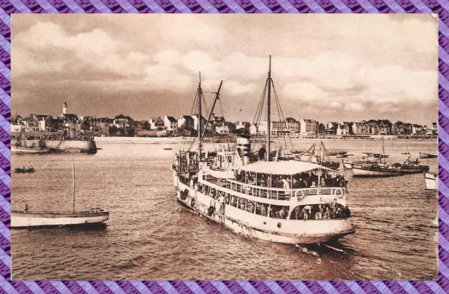 Carte Postale - Quiberon, arrivée du bateau de belle ile