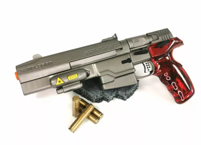 Johnny Silverhand Custom Malorian Arms 3516 3D Printed Pistol Cyberpunk