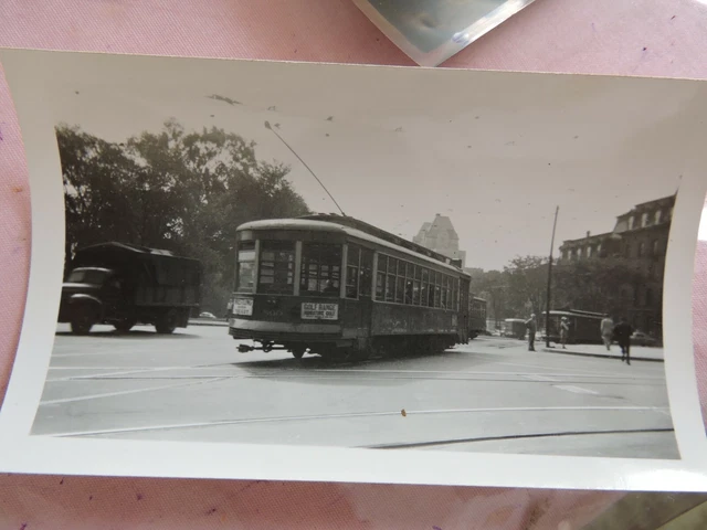 Orig 1952 Ottawa Trolley Ontario Canada Photo Negative + Photo by Ed Watson