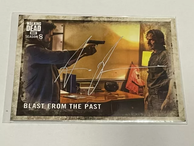 Andrew Lincoln SIGNED AUTHENTIC AUTOGRAPH Walking Dead Card with Pro-Cert COA