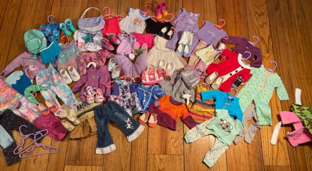 American Girl Doll Clothing Lot Shoes Accessories *HUGE*