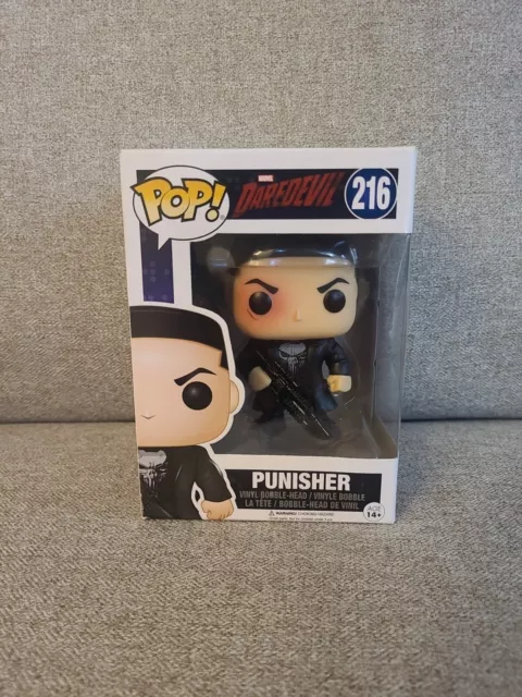 Funko POP! Marvel: PUNISHER (Frank Castle) #216 Netflix's Daredevil *1G*