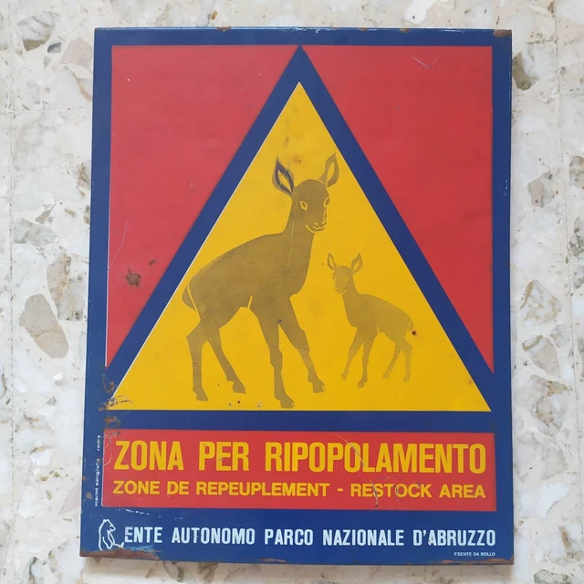 Insegna Abruzzo Tabella Forestale