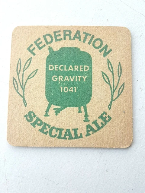 Vintage NORTHERN CLUBS FEDERATION  /  SPECIAL ALE  Cat No'49 Beermat / Coaster