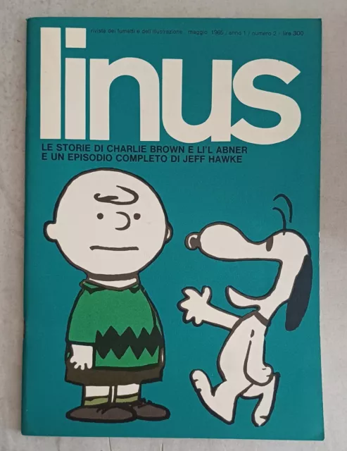 LINUS n°2. Maggio 1965. Milano Libri Edizioni.  Ristampa Anastatica. Perfetta