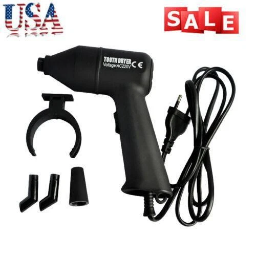 Dental Orthodontic Tooth Dryer - Efficient Machine with 2 Tips - 110V