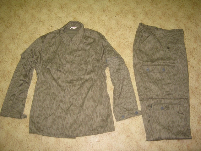 ORIGINAL DDR NVA FDA WATTEANZUG JACKE & HOSE GEBRAUCHT GR. K44 - G56