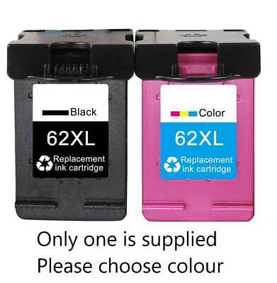 Compatible with HP 62XL Black or Colour Inkjet C2P05A C2P07A *CHOOSE COLOUR*