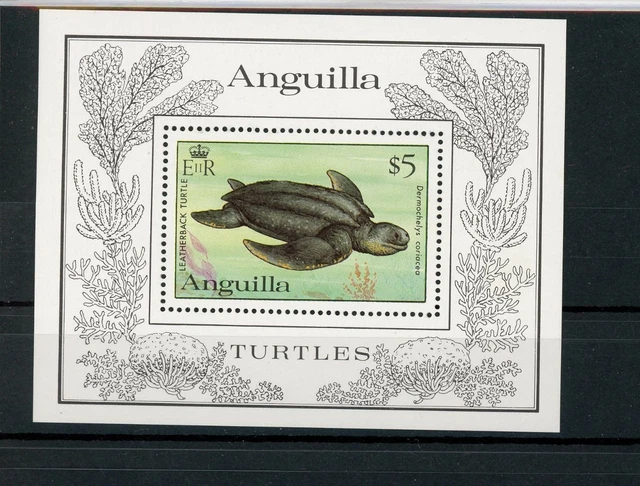 Anguilla Block 49 postfrisch Schildkröte #IN067