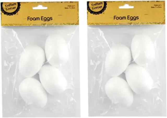 [2PK]  Foam Eggs, Lightweight, Convenient to Use, Ideal Making Handmade DIY Pain