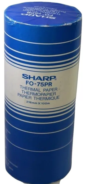 Sharp FO-75PR Thermal Paper 216 mm x 100 m