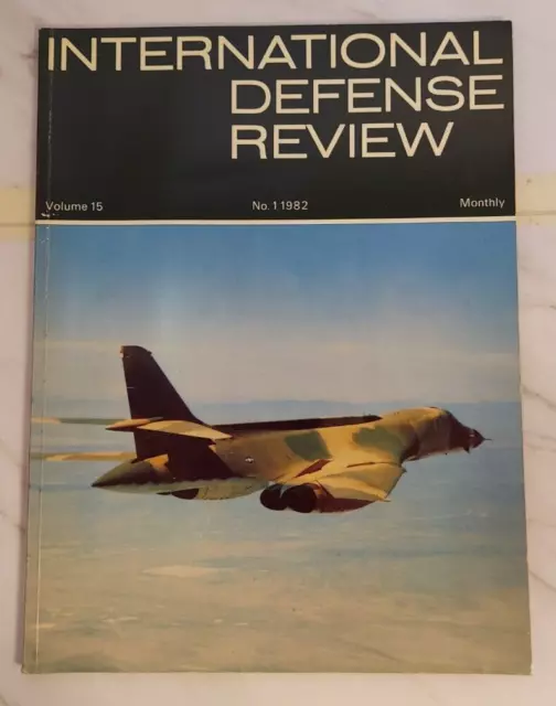 Vintage INTERNATIONAL DEFENSE REVIEW Military Magazine Nov 1982 Vol 15 Interavia