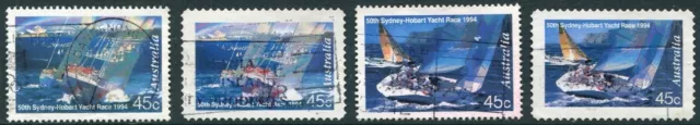 1994 Australia 50th Sydney-Hobart Yacht Race Set Of 4 Inc S/A Good To Fine Used