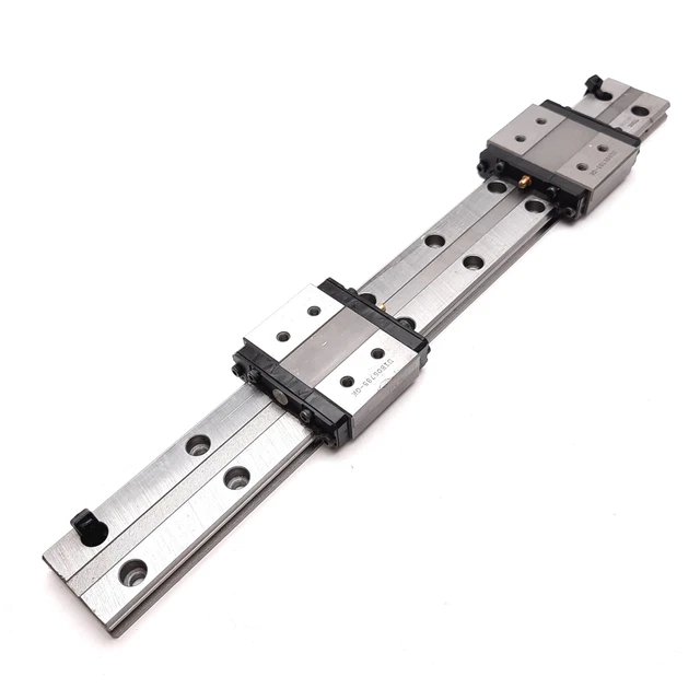 THK HRW17 LINEAR Actuator LM Ball Bearing Slide Carriages (2x) on 310mm