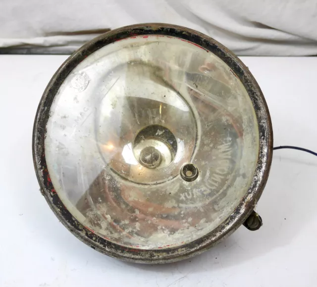 lampe vintage avec phare de voiture ancienne création unique – Luckyfind