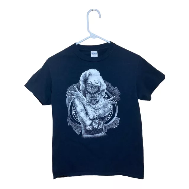 Marilyn Monroe OUTLAW Women’s T-Shirt Small Bandana Tattoos Gangster Cali Banger