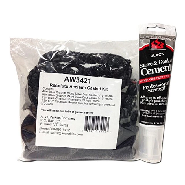 Vermont Castings Encore Stove Gasket Kit With Glue - Ghana