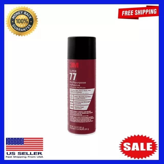 3M Super 77 Multipurpose Adhesive, 13.8 oz