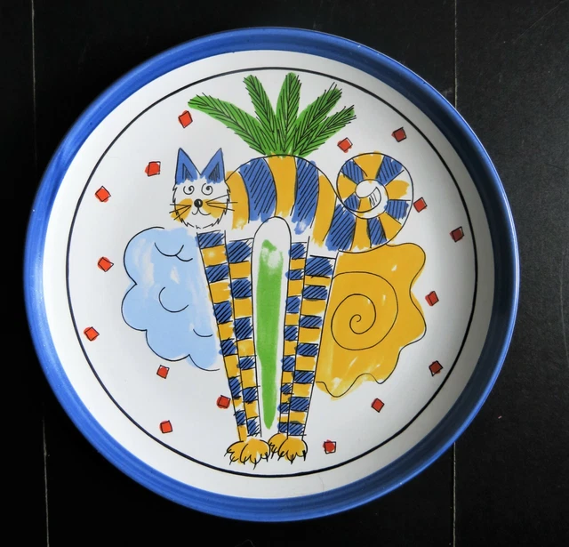 St Michael kleiner Vintage Katzenteller 02233