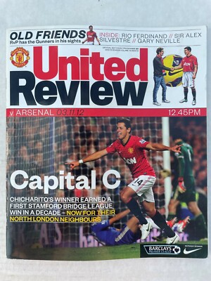 MANCHESTER UNITED V Arsenal. 3Rd November 2012. Barclays Premier League