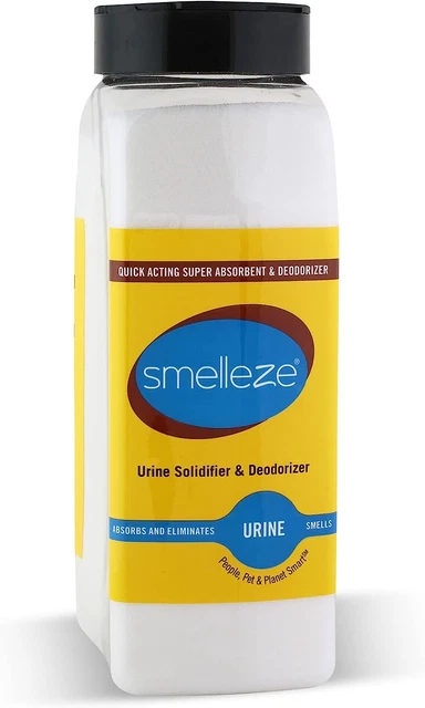 Súper absorbente de orina, solidificador y desodorante: 2 libras Gránulos solidificados rápidamente