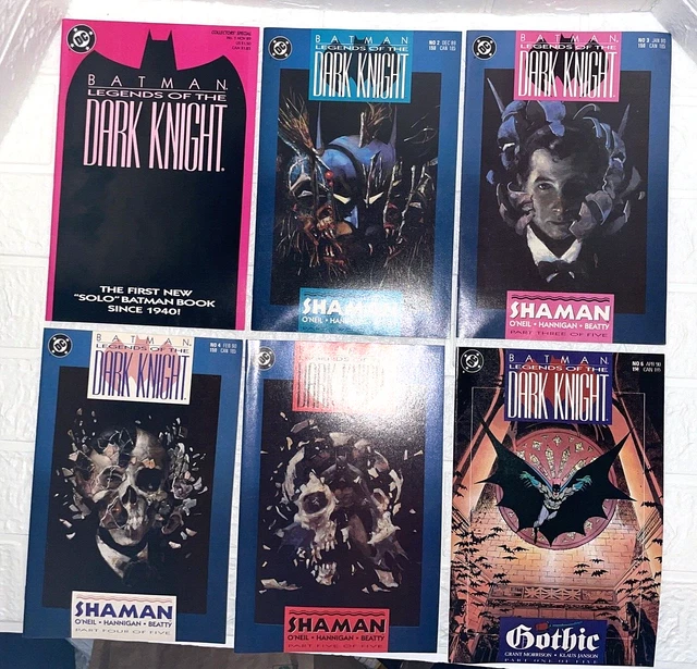 Batman Legends of the Dark Knight 1-6 lot full run - Near Mint Condition