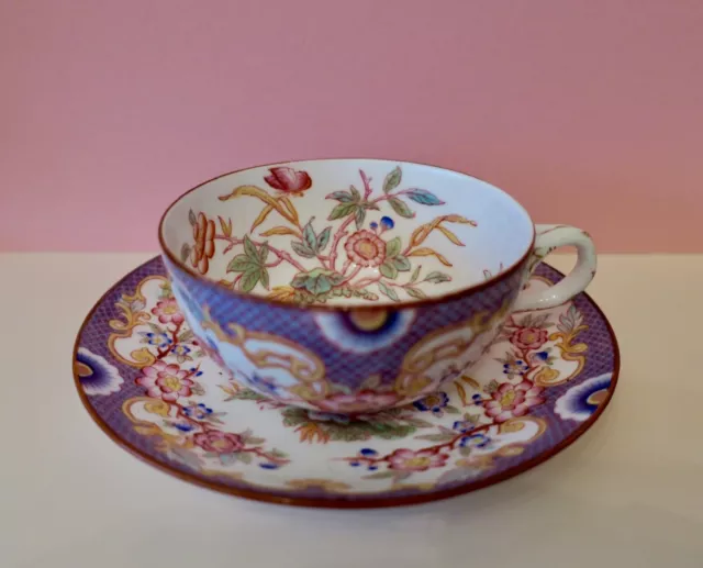 Tasse A The En  Porcelaine De Sarreguemines N° 217 / Goût Minton