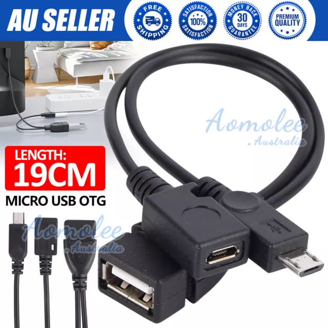 Micro USB Male Female to USB OTG Cable For Amazon Firestick Fire Stick 4K TV