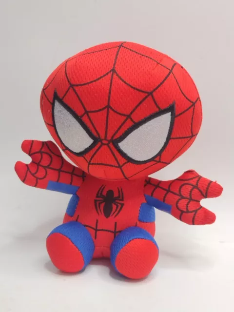 2019 Ty Beanie Baby SPIDER-MAN Marvel Stuffed Animal Plush - 6" Height