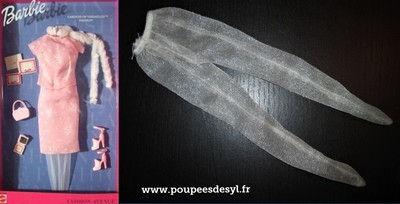 Chemise & Jupe Blanc Violet Mattel FKT01 Vêtements de Poupée Mode Barbie 