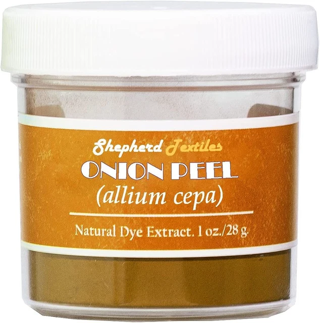 Tinte natural extracto de cáscara de cebolla textiles de pastor, 1 oz.