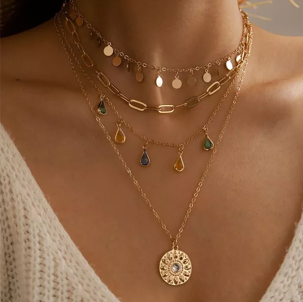 Sabaism Layered Necklaces