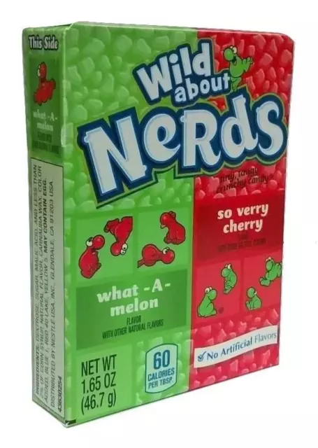 Nestle Wild About What A Melon And So Very Cherry Nerds 46,7 g amerikanische Süßigkeiten 3