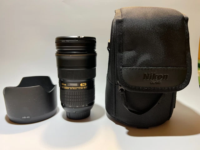 Nikon AF-S NIKKOR 24-70mm f/2.8G ED Lens, free HOYA HD3 CIR-PL Filter