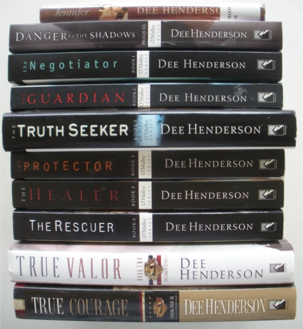 DEE HENDERSON Full O'MALLEY Series + Novels 10 Christian Book Lot HEALER RESCUER